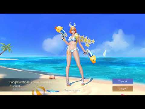 Violet Summer Bash Skin Arena Of Valor #aovgarenaindonesia