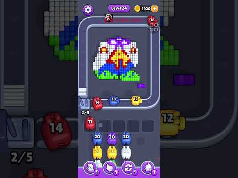 Pixel Flow Level 24 Walkthrough