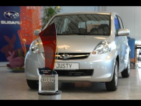 The SUBARU JUSTY 4 gets the Yellow Angel for quality - 2010
