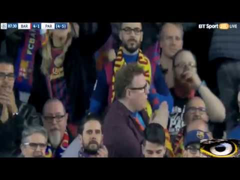 final 7 mins Barcelona vs Paris Saint Germain 6-5