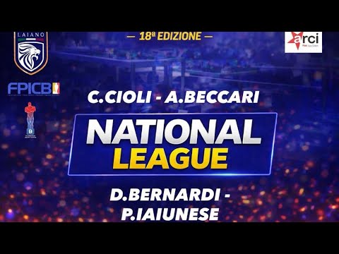 C. Cioli- A. Beccari VS D. Bernardi- P. Iaiunese 18 National League Pisa