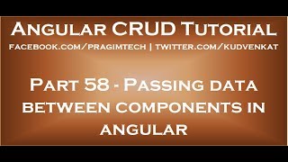 Download the video "Passing data between components in angular"