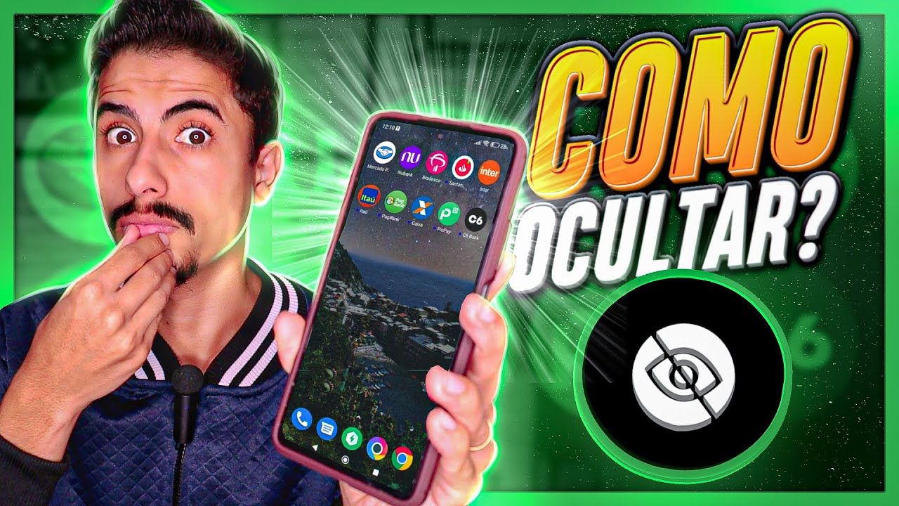 Como OCULTAR APLICATIVOS de BANCO EM QUALQUER CELULAR!