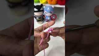 Magic Ring Crochet Tutorial For Beginners #moclentivi #crochet #diy #keychain #tutorial
