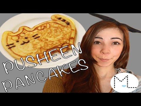 🍴LET'S BAKE: Fluffy Pusheen Pancakes