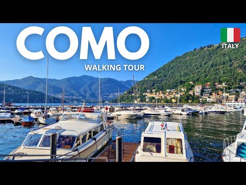 Como, Italy - Be Amazed by this Charming Italian Town | 4K Walking Tour ☀️July 2023 ☀️