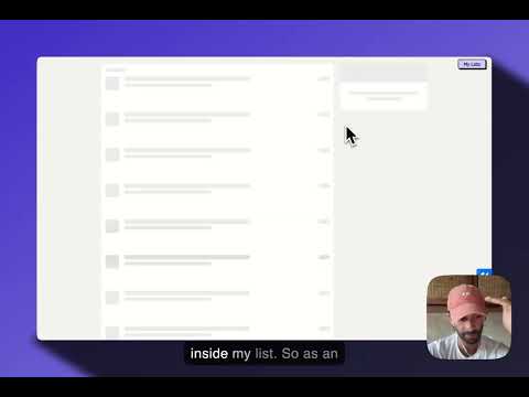 Item video thumbnail