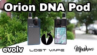 Lost Vape Orion DNA GO Chip Pod Vape Full Review- Escribe Tutorial - Mike Vapes