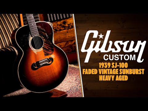 Gibson Murphy Lab 1939 SJ-100 | Faded Vintage Sunburst - Heavy Aged image 12