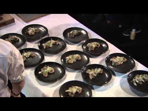 Manfred Nilsson, tranchering Rätt 2 - Årets Kock 2016 - Final