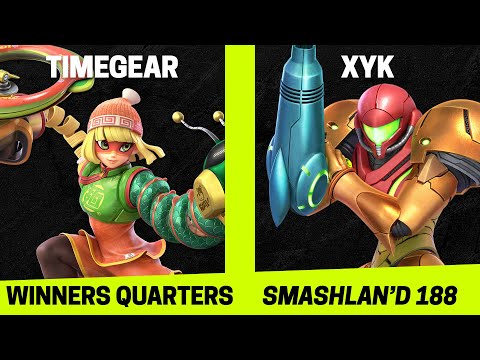SmashLAN'd 188 Winners Quarters - TimeGear (Min Min) vs XYK (Samus) - SSBU Tournament