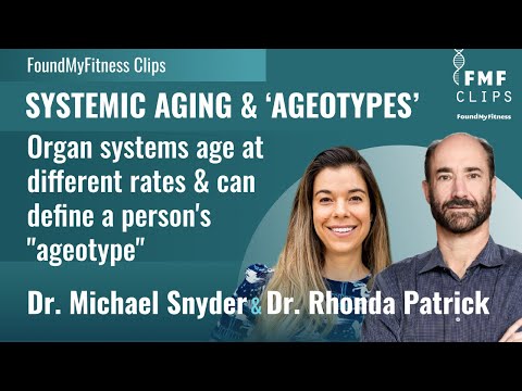 Organ systems age at different rates and can define a person's "ageotype" | Dr. Michael Snyder