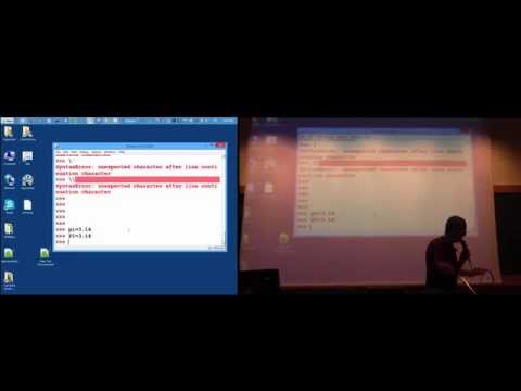 Modulo Python - Prof. Santucci Lezione 02 (29 Sett 2014)
