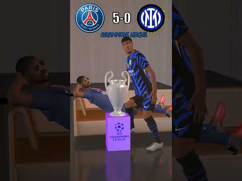 Psg 5-0 Inter Champions League Final Highlights #psg #inter #ucl