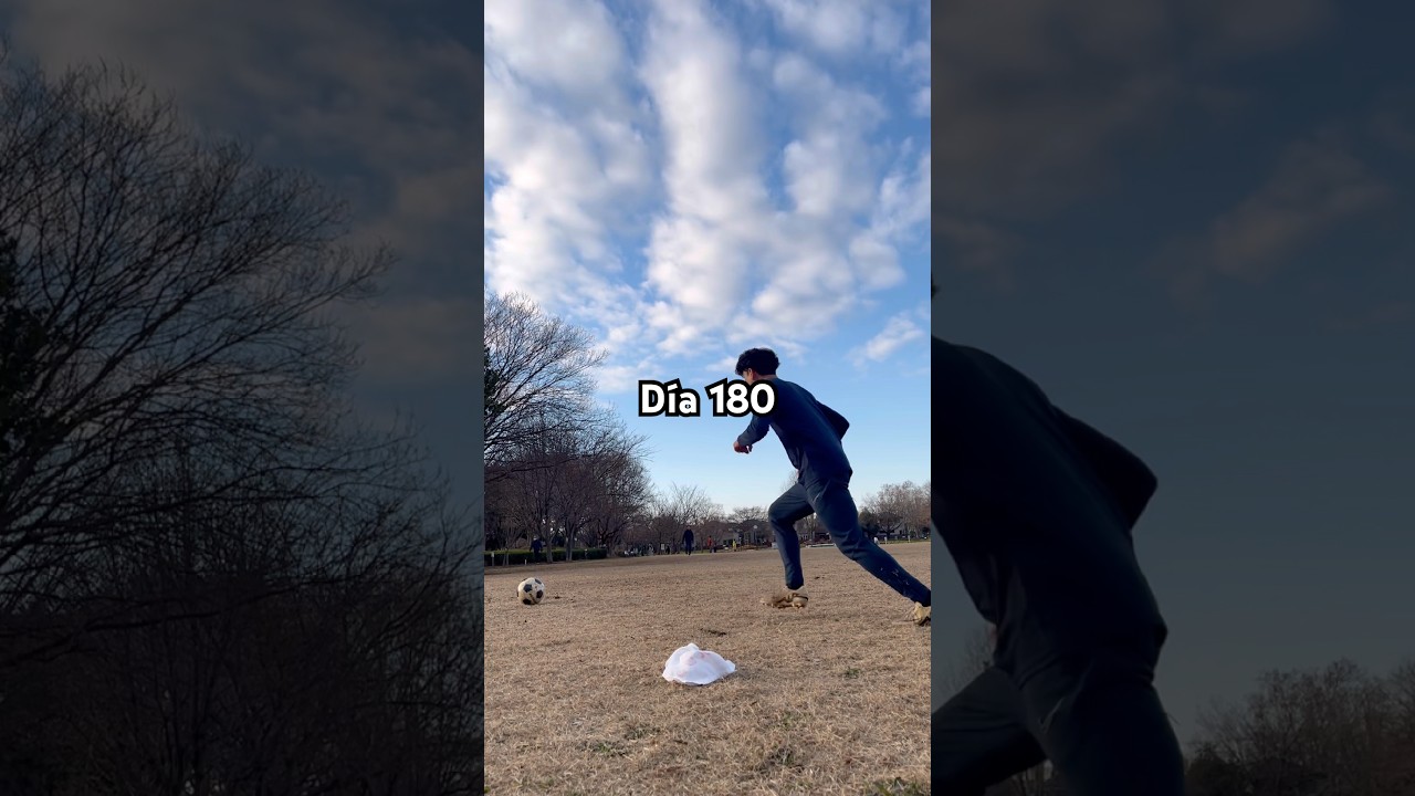 ¿Cuántos días para ser zurdo? - Día 180 #shorts #futbol #trucos
