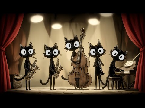 Black Cats Deep Bass Groove: The Ultimate Comfortable Feel-Good Jazz for Productivity & Flow State