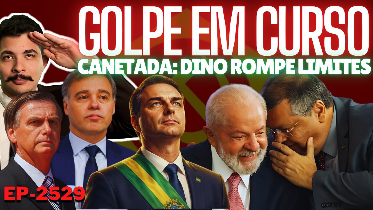 GOLPE em CURSO: Dino ROMPE LIMITES Pra AJUDAR de Lula + O Efeito BORBOLETA Elegerá Flávio?