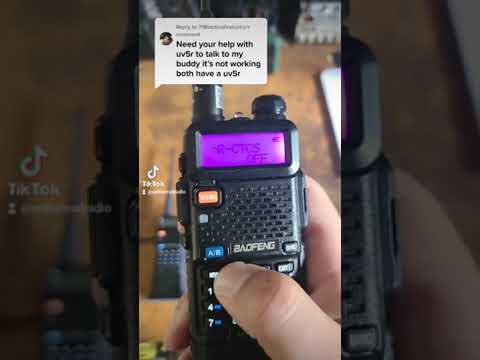 Getting 2 baofengs to talk to eachother. troubleshoot your radios!