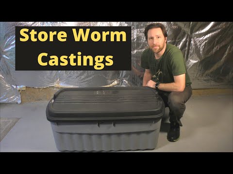 Store Worm Castings Before Using them!