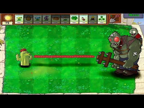 1 Cactus vs Gargantuar ► Plants vs. Zombies