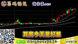 【大戶羅盤籌碼動能】 #謝宗霖0122，其實今天是好盤 (圖)