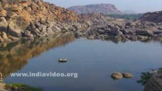 Chakratirtha and Rishyamukha Hill at Hampi 