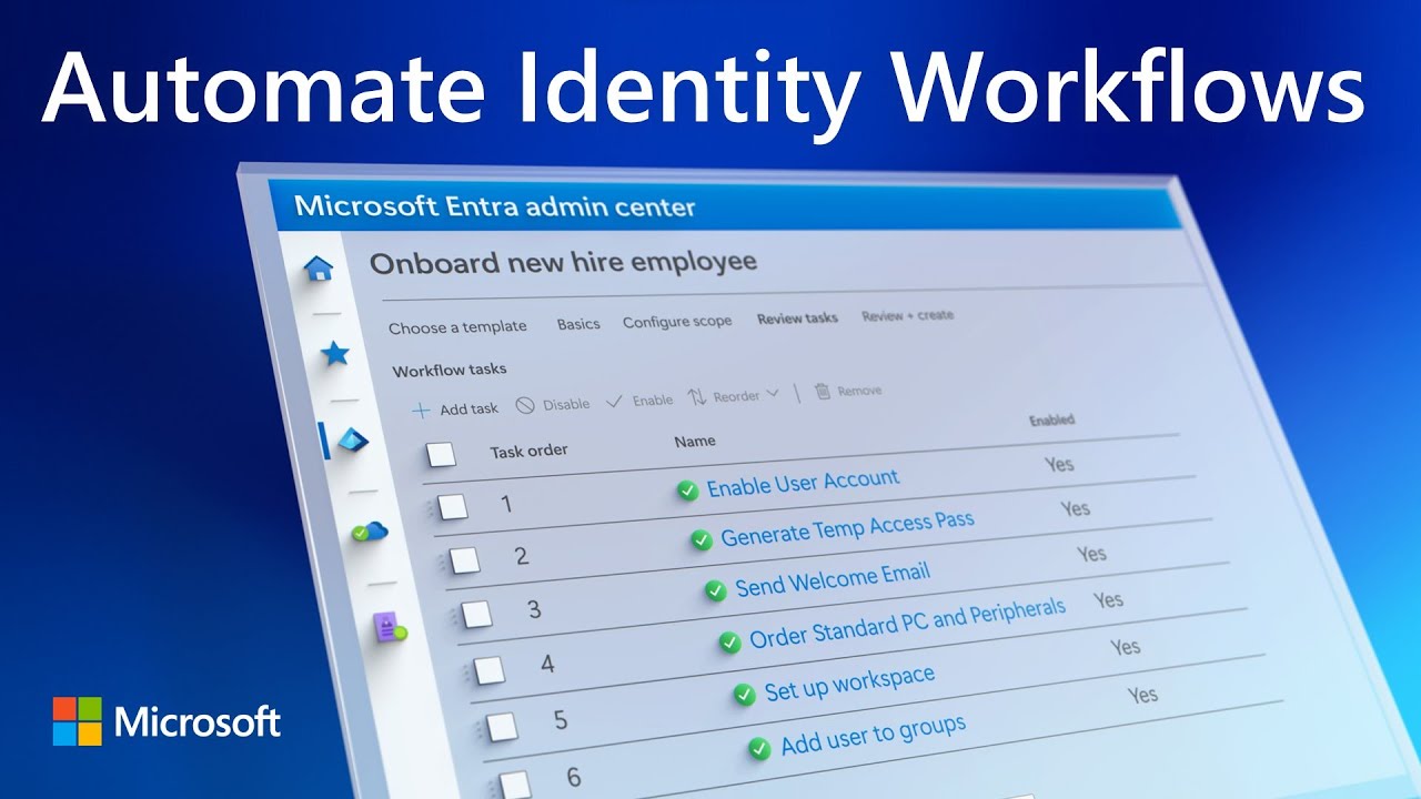 Automate onboarding & offboarding tasks with Microsoft Entra | Identity Lifecycle Management