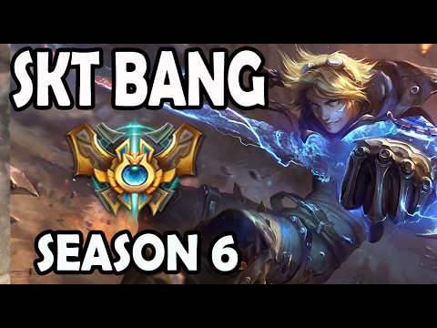 SKT T1 Bang Ezreal vs Lucian ADC Ranked Challenger Korea