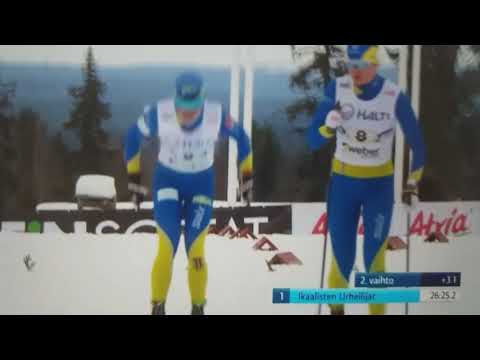 Ruka 3/2018. Maastohiihdon Suomen cup. Lempäälän Kisa, relay women, xc skiing