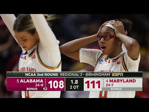 Wild 4Q ending, full OTs in Maryland-Alabama second round classic