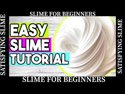 HOW TO MAKE SLIME FOR BEGINNERS!EASY AND QUICK WAY TO...