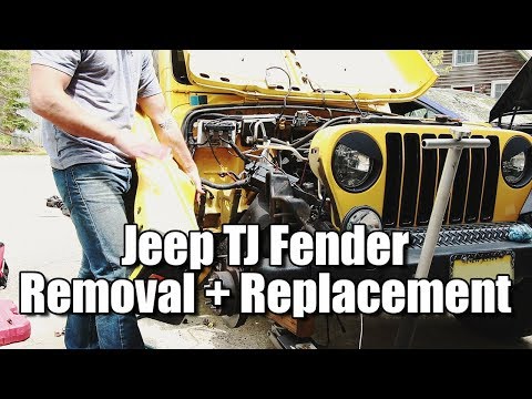 Jeep Wrangler TJ Fender Removal and Replacement 1997 - 2006 | TJ Fender Replacement