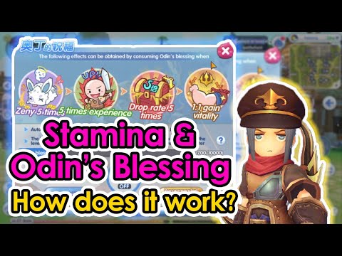 [ROX/라그x] Stamina and Odin's Blessing Guide. How does It work? 한글자막 | KingSpade