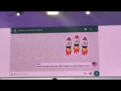 World Leaders Funny Whats App Group Chat #Funny Fridays