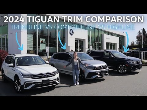 2024 VW Tiguan Trim Comparison: Highline VS Comfortline VS Trendline | Abbotsford Volkswagen