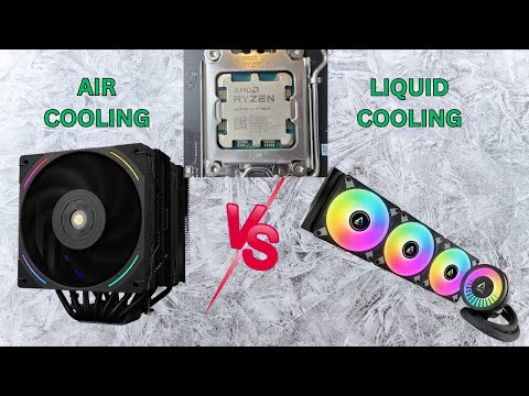 Thermalright Phantom Spirit EVO vs Arctic Liquid Freezer iii 360. Air cooling vs water cooling.