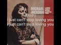 Michael Jackson Siedah Garret I Just Can T Stop Loving You Karaoke Sing A Long