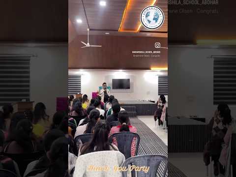 Thank You Party at Adharshila School for teachers 🧑‍🏫