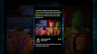 In Toy Story 2 1999, Buzz Lightyear revealed the secret