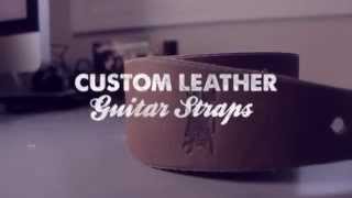 Guitar Straps Create The Right Way - Rusty Knuckles Custom Leather Guitar Strap