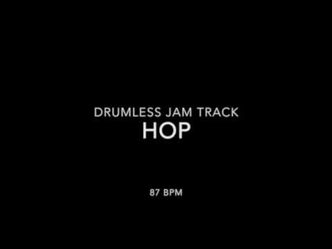 Hop - 87 BPM - Free Drumless Jam Track in 4/4 [Electronic]