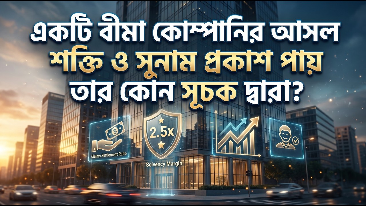 একটি বীমা কোম্পানির আসল শক্তি ও সুনাম প্রকাশ পায় তার কোন সূচক দ্বারা?