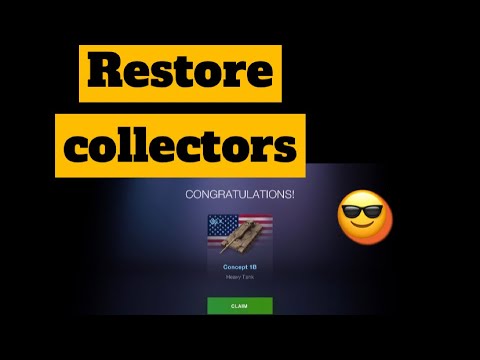 How to recover your premium or collector tanks in wotblitz