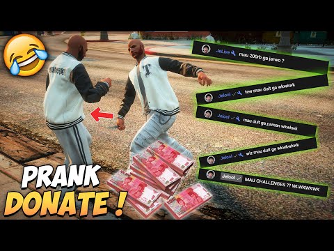 PRANK DONATE GIVE A STREAMER CHALLENGE‼️- GTA 5 ROLEPLAY