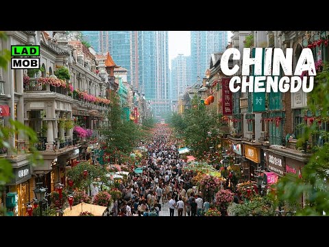 🇨🇳 Chengdu China -  Real Life in China | 4K HDR City Walking Tour