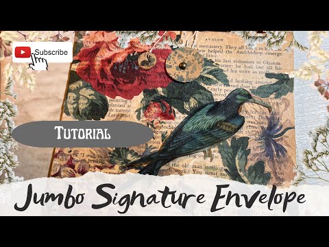 Project 1: EASY Junk Journal Signature Envelope Flip |Build a Journal