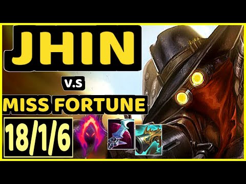 INNAXE (JHIN) vs MISS FORTUNE - 18/1/6 KDA BOTTOM ADC CHALLENGER GAMEPLAY - EUW