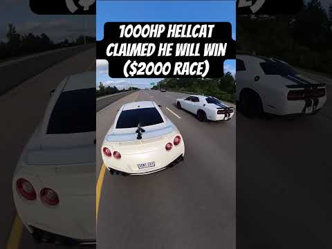 GT-R vs Hellcat 🔥😈 #shorts