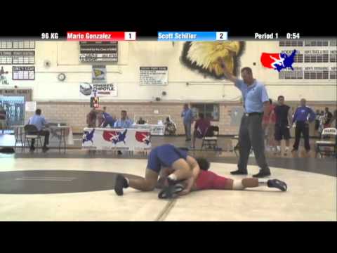 2012 Univ. WTT: 96 KG - Mario Gonzalez (Illini WC) vs. Scott Schiller (Minnesota Storm)