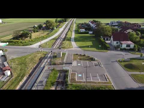 Überflug Bf. Guntramsdorf Kaiserau/ Innere Aspangbahn / Stand Juni 2021